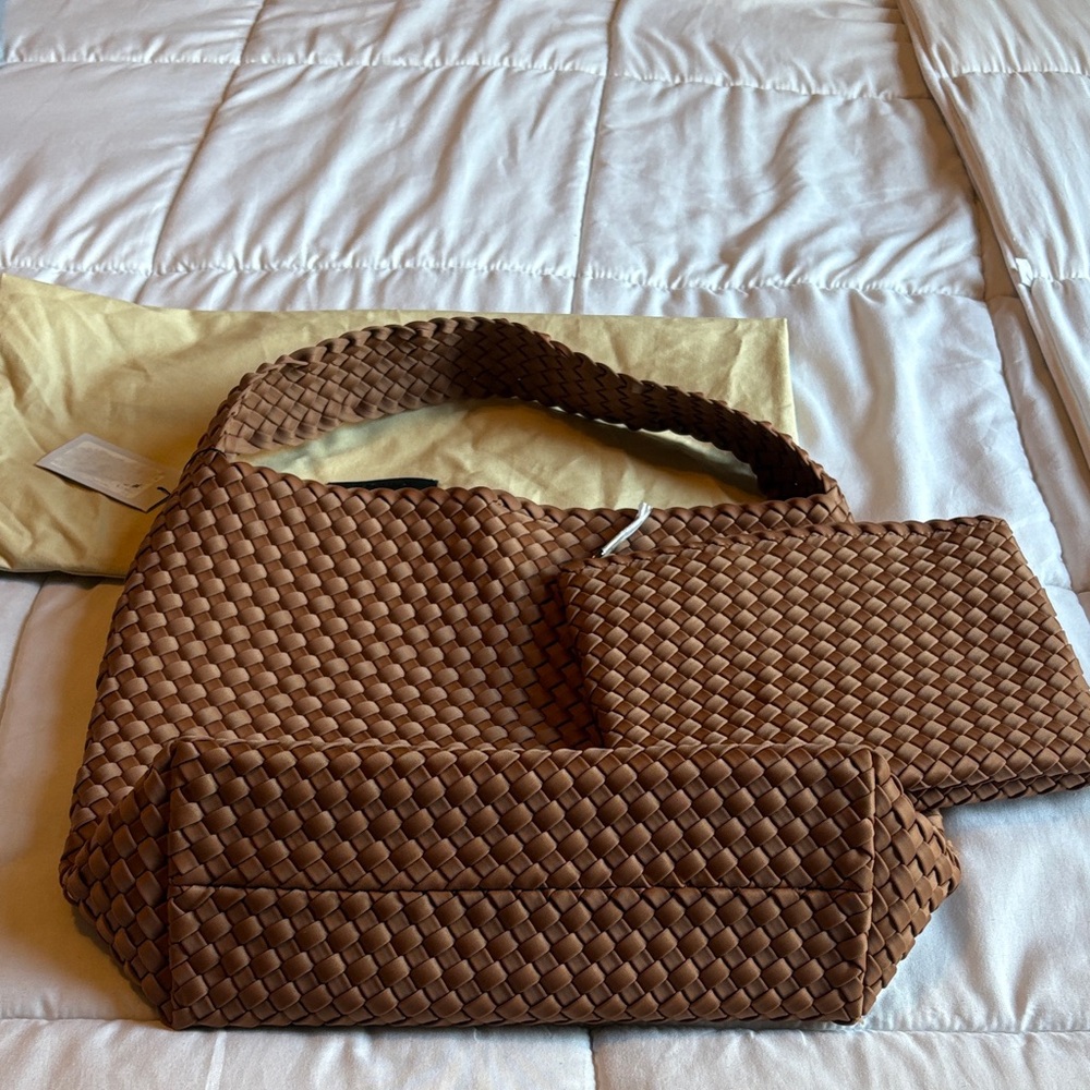 NWT Naghedi Medium Nomad Hobo - Cocoa